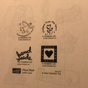 Stampin up. Hand made w love 2002